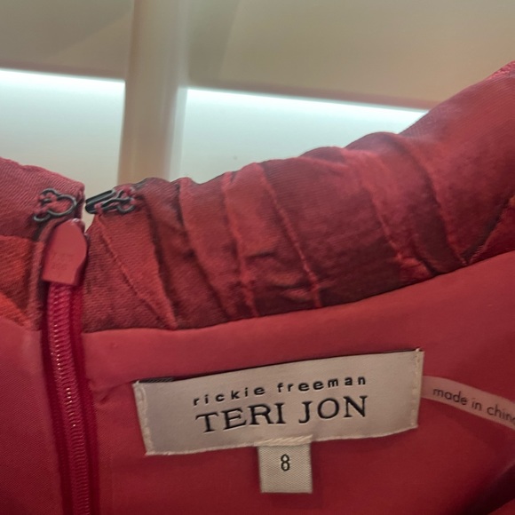 Teri Jon Evening Gown worn once.  Beautiful condition. - Picture 2 of 5